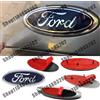 Ford Logo Griglia Anteriore Logo Cappuccio Distintivo Emblema Adesivo Blu Accessori Auto Per Focus mk2 mk3 Fiesta F150 F250 Ranger Mondeo mk4