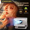 Magcubic Proiettore Magcubic con Autofocus, Android 14, 4K, 900 ANSI, 8K Nativo, 1080P, HY350Max con Wifi6, BT5.4, 16G, Allwinner H726, Portatile Esterno