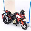 BBURAGO 1/18 Bilancia Bburago Piccolo Ducati Multistrada V4 Pikes Peak Adventure Touring Moto Pressofuso Modello Bici Moto Miniature Rosso