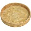 Cestini ovali in vimini intrecciato cm.16x12 H.6 - Pz.5