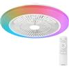 PHILIPS Amigo Fan Light Flat LED 20W+40W, Remote Control, Coloured Light - white
