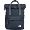 Roka London Canfield B - Zaino piccolo in nylon sostenibile, Fume., S