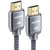 Snowkids Cavo HDMI 4K 2 metri | Cavi HDMI 2.0 ad alta velocità 18Gbps & 4K@60Hz HDR ARC HDCP2.2 Ethernet Cavo intrecciato | per TV, laptop, monitor, proiettore, PS-5/4, X-Box, ecc