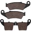 Yerbay Pastiglie freni Anteriore/Posteriore kit per Honda CR 125/250 R 2002-2007/ CRF 250 R/X 2004-2018/ CRF 450 R/X 2002-2018