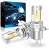 Sycreek Lampadina LED H4 30000LM 80W, Lampadina auto H4 LED 6500K, CSP LED 9-32V, Plug and Play (H4)