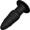 Future of your pleasure Sensual Guaina per dita nera plug anale 9,4 cm ⌀3,1 cm silicone buttplug sex toy per coppie esperienza estrema plug anale per donne copridito buttplug per principianti bouchon anal analplugs FOPS A61-1