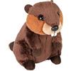 Wild Republic Pocketkins-Eco Beaver, peluche, 13 cm, giocattolo di peluche, ecologico