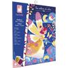 Janod - Cofanetto Paillettes Fées - 3 quadri da decorare con paillettes - Kit creativo per bambini - Apprendimento della motricità fine e della creatività - dai 5 anni