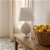 Ceramiche di Caltagirone Sofia Lume Pigna in Ceramica di Caltagirone — White Line - 57 cm / White Line