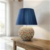 Ceramiche di Caltagirone Sofia Lume a Palla Pigna Moderna in Ceramica di Caltagirone h 60 cm (ceramica h 30 cm) - 30 cm / White and Color