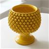 Sofia Ceramiche Comp Vaso Mezza Pigna in Ceramica di Caltagirone — Senape - 30 cm / Senape