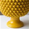 Sofia Ceramiche Comp Vaso Mezza Pigna in Ceramica di Caltagirone — Senape - 25 cm / Senape