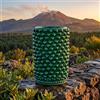 Sofia Ceramiche Comp Vaso Cilindro Pigna in Ceramica di Caltagirone h 25 cm — Verde Antico - 35 cm / Verde Antico