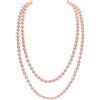 Babeyond, Collana lunga con nodo di perle sintetiche stile anni Venti, collana da flapper girl con perle finte, 1-Pack