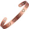 SVADiA Bracciale in Rame Radiant Hearts con Magneti - Bracciale Regolabile per Uomo & Donna | Bracciale Magnetico per Benessere, Equilibrio e Sollievo dal Dolore | Senza Piombo e Nichel | Ecosostenibi