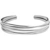Purelei Elegance Bracciale da donna - Bracciale regolabile (65-70) in acciaio inox impermeabile - in oro e argento - Design senza tempo per donne alla moda - Braccialetto minimalista