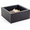 Bizzotto Braciere nebraska quadrato basso, 60x60x26h cm, nero