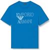 EMPORIO ARMANI T-Shirt Girocollo da Uomo con Logo audace, Verde, L