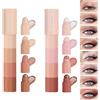 CHSEEO 8Pcs Ombretto Stick Occhi, Matitone Ombretto Occhi, Matita Ombretto Occhi, Set di Matite Ombretti Glitter, Stick per Il Trucco Degli Occhi Opaco e Luccicante, Lunga Durata Shimmer Ombretti in Crema