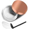 Elitecran Gel Trasparente per Sopracciglia Professionale, Sopracciglio Styling Sapone, Cera Eyebrow Gel con Penello Gel per Trucco per Effetto Laminazione per Modellare le Sopracciglia Naturali (A)