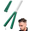 MYGLOAR Pettine a Farfalla Tascabile Pieghevole in Acciaio Inossidabile - Pettine a Molla per Capelli e Accessori Acconciature da Barbiere