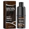 Jimklpy Shampoo Colorante Marrone, Protezione Duratura Del Colore, Copertura Uniforme Dei Capelli Bianchi, Rivitalizza E Rianima I Capelli, Facile Da Risciacquare, Per Tonalità Marrone Naturali E Calde