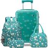 Sea choice Valigia per bambini con Set di Zaini Bagaglio a mano Valigia leggera a guscio duro Trolley per ragazzi ragazze Valigia da viaggio e 4 ruote TSA
