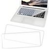 CATOR 2 Pezzi Copritastiera PC Universale in Silicone, 15-17 Pollici, tastiera portatile accessori, Lavabile e Riutilizzabile, Copri Tastiera per Laptop