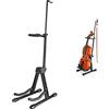 Eastar Supporto per Violino con Supporto per Arco Portatile, Stand Regolabile di Violino a Forma A Anti-Scivoloso, per chitarra/violino/viola/ukulele/mandolino, facile da montare e smontare