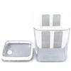 Topiky Colino per Yogurt Greco, Macchina per Yogurt Greco con Filtro a Rete Extra Fine, Contenitore per di Yogurt con Filtro per Succhi a Tenuta Stagna con Coperchio per