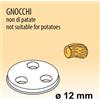 FIMAR-SMART MPFTGN4 Trafila GNOCCHI NON DI PATATE per macchina per pasta fresca
