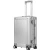 DOMINOX Tutti i bagagli a mano in alluminio, argento, 26 in, Stile a grana verticale