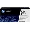 HP 92A Black Original LaserJet Toner Cartridge - 2500 pagine - C4092A