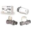 Arco TEIDE TERMO PLUS set di valvole diritte, 12GW, testa termostatica 9185