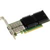 KALEA-INFORMATIQUE Scheda controller di rete PCIe Gen 4.0 PC Dual 100G QSFP28 2 porte. Chipset Mellanox ConnectX 5. Supporta 100GbE 50GbE 40GbE 25GbE 10GbE