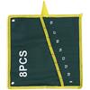 Haofy 1 Borsa Organizer per Chiavi Inglesi, Borsa Porta Attrezzi per Chiavi avvolgibili Verde, Tela Resistente 6/8/10/12/14/25 Tasche(8PCS)