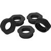 Kalitec 5x Riduzione M40 a M25 in Plastica, Riduttore Passacavo Nero | Set da 5 pezzi con filettatura interna M25 ed esterna M40, IP68, plastica rinforzata con fibra di vetro, esagonale