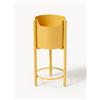 Westwing Collection Fioriera in metallo Taru, alt. 45 cm -