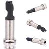 Dilwe Chitarra Endpin Jack 6,35mm Uscita 2,5 millimetri Ingresso Endpin Jack per chitarra Built-in Rod Piezo Pickup
