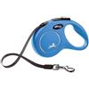 Flexi Guinzaglio Nuovo classico S Nastro 5m fino a 15kg Blu