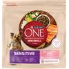 Purina One Sensitive Mini/Small Cibo per cani con salmone e riso 1,5 kg
