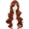 MapofBeauty 28 Pollic/70 cm Cosplay Lunga Capelli Ricci Della Signora Di Modo Parrucche (Ginger Arancione)