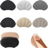 ZWWOGE Set di 6 Paia di Cuscinetti Tallone & 2 Paia di Solette Basse in 6 Colori Protezione Tallone Autoadesiva per Scarpe Grandi e Prevenzione Vesciche Proteggi Tallone Comodo per Uomini e Donne