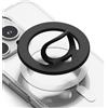 Ringke Dual Magnetic Silicone Ring, Compatibile con Custodie Magnetiche per Telefono, Supporto Magnetico Rimovibile per Telefono su Entrambi i Lati - Black