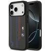 CG MOBILE BMW M Kevlar Linee & Logo Compatibile con Mag Safe Cover per iPhone 17 Pro (Nero)