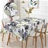 Generic Tovaglia rettangolare stampata impermeabile, stampa ad alta definizione, elegante e resistente，Omaggio 2 Pezzi Pinze Ferma Tovaglia (140_x_240_cm, Fagiolo Di Caffè)