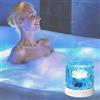 LamparaDecor - Luci da doccia ricaricabili per interno - Proiettore a onde oceaniche per bagno - Luci da bagno LED senza fili - Luci a onda d'acqua 3D - Lampada da doccia a batteria per vasca da bagno