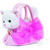 Trudi Peluche gatto in borsa con fiocco