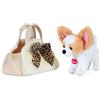 Trudi Peluche cane in borsa animalier - fashion bag