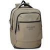 Pepe Jeans Waltford Zaino per Laptop 15.6 inch Beige 30x42x14.5 cm Poliestere with dettagli in Pelle Sintetica 18.27L di Joumma Bags